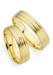 Phoenix PHÖNIX Trauring "Schmuck Geschenk Gold 333 Trauring Ehering LIEBE versch. Varianten", 70, ohne Brillant, Gelbgold 333, 5,0mm, gold, Gelbgold 333,