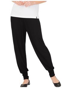 TRIGEMA Damen Haremshose "TRIGEMA Lange Wellnesshose", schwarz, sportlich, Gr. L, 94% Viskose, 6% Elastan, Hosen