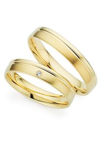 Phoenix PHÖNIX Trauring "Schmuck Geschenk Gold 333 Trauring Ehering LIEBE versch. Varianten", 63, 0,01 ct SI = kleine Einschlüsse mit Brillant, Gelbgold 333,