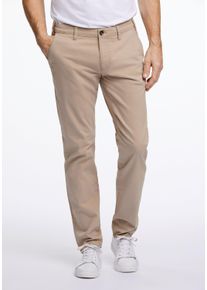 Bison Herren Chinos "Bison Chinos", beige, Gr. 32, Oberstoff: 97% Baumwolle, 3% Elasthan, Hosen