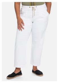 sheego Damen Stretch-Jeans "Große Größen", blau, casual, Gr. 50, unifarben, Obermaterial: 98% Baumwolle, 2% Elasthan, Jeans, mit dehnbarem Bund und