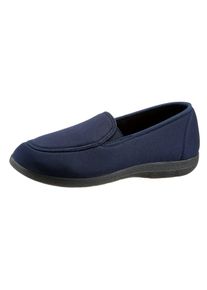 CLASSIC Damen Hausschuh, Gr. 37, blau, Textil, Schuhe