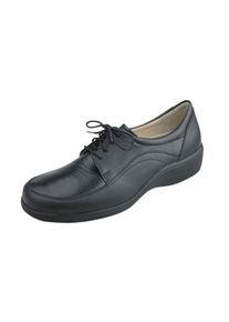Natural Feet Damen Schnürschuh "Schnürer Tirol", Gr. 42, grau, Rindsleder, Synthetik, elegant, Schuhe, mit weitem Fußbett
