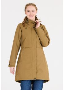 WHISTLER Damen Outdoorjacke "Mullie", braun, casual, Gr. 36, unifarben, 100% Polyester, Jacken, mit 10.000 mm Wassersäule