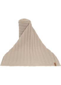 Chillouts Damen Strickschal "Gianluca Scarf", beige, klassisch, unifarben, Feinstrick, Kunstfaser, Modetücher, mit schönem Rippenstrickmuster
