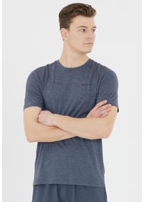 Endurance Herren Funktionsshirt "Abdon", blau, sportlich, Gr. S, unifarben, 95% Polyester, 5% Elasthan, Shirts, mit smartem 4-Wege-Stretch