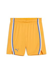 Puma Herren Shorts "Maccabi Game Basketballshorts Herren", gelb, Gr. L, unifarben, Obermaterial: 100% Polyester, Hosen