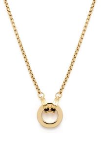 Leonardo Damen Charm-Kette "43 gold Lolita Clip&Mix, 018412", Edelstahl, L: 43cm B: 2mm, gold, Edelstahl, B:2mm, Halsketten