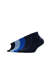 s.Oliver Kinder Kurzsocken "Kurzsocken 9er Pack", Gr. 39, blau, 80% Baumwolle 17% Polyamid 3% Elasthan, uni, Socken