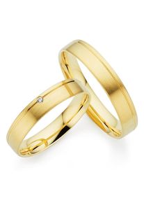 Phoenix PHÖNIX Trauring "Schmuck Geschenk Gold 333 Trauring Ehering LIEBE versch. Varianten", 52, ohne Brillant, Gelbgold 333, 4,0mm, gold, Gelbgold 333,