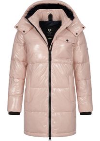 Ragwear Damen Wintermantel "Roobie Long", pink, Gr. XXL, Obermaterial: 100% Nylon, Innenfutter: 100% Polyester, Wattierung: 100% Polyester, Mäntel,
