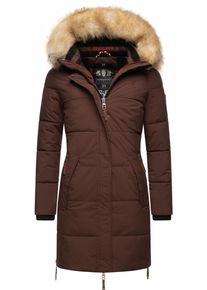 Navahoo Damen Wintermantel "Halina", braun, modisch, Gr. M, Oberstoff: 100% Polyester, Futter: 100% Polyester, Wattierung: 100% Polyester,