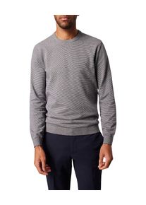 Pierre Cardin Herren Rundhalspullover "Strick RH", blau, casual, Gr. L, meliert, Strick, Obermaterial: 100% Baumwolle, Pullover