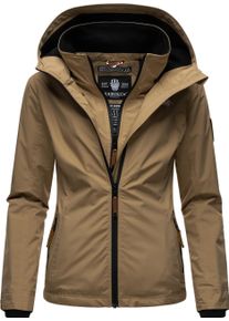 Marikoo Damen Outdoorjacke "Erdbeere", grau, sportlich, Gr. XL, Oberstoff: 100% Polyester, Futter: 100% Polyester, Wattierung: 100% Polyester,