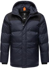Ragwear Herren Steppjacke "Mikkesh", blau, Basic, Gr. S, Obermaterial oben: 100% Polyester, Obermaterial unten: 100% Nylon, Innenfutter: 100%
