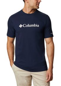 Columbia Herren T-Shirt "CSC Basic Logo Short Sleeve", blau, sportlich, Gr. S, Single Jersey, Obermaterial: 100% Baumwolle, Shirts