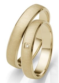 Firetti Trauring "Schmuck Geschenk Gold 750 Hochzeit Ehering "LIEBE"", 68, ohne Brillant, Gelbgold 375, 4mm, gold, Gelbgold 375, Fingerringe, Made in