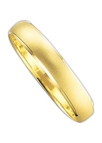 Firetti Trauring "Schmuck Geschenk Gold 375 Hochzeit Ehering Trauring "LIEBE"", 16,5, ohne Brillant, Gelbgold 375, 4mm, gold, Gelbgold 375,