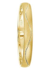 Firetti Trauring "Schmuck Geschenk Gold 375 Hochzeit Ehering Trauring "LIEBE"", 17, ohne Brillant, Gelbgold 375, 3mm, gold, Gelbgold 375,