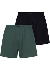 Bruno Banani Herren Weiter Boxer "Loose Fit", Gr. XXL, grün, Obermaterial: 100% Baumwolle, Unterhosen, mit Knopfleiste
