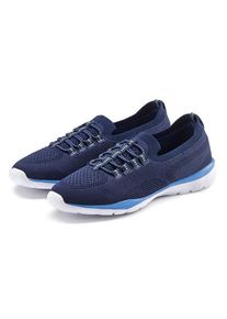 Lascana Sneaker 'Slipper, Halbschuh, leichtes Meshmaterial' blau Gr. 35 für Damen