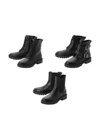 Esmara® Damen Stiefeletten, profilierte Laufsohle