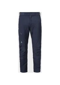 Schöffel Outdoorhose SCHÖFFEL "Hybrid Pants Tree Run M" Gr. 54, Normalgrößen, blau (8820 - blau) Herren Hosen