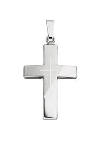 Kreuz-Anhänger Jobo "Anhänger Kreuz" Schmuckanhänger Gr. Silber 925 (Sterlingsilber), silberfarben (silber 925) Damen 925 Silber