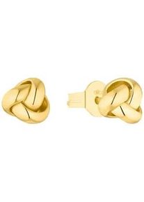 Paar Ohrstecker Amor "2013476" Ohrringe Gr. Gelbgold 375, goldfarben Damen