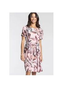 Sommerkleid Laura Scott Gr. 44, N-Gr, rosa (rosa, gemustert) Damen Kleider mit floralem Print - NEUE KOLLEKTION