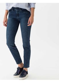 Brax Damen R&ouml;hrenjeans Style ANA USED REGULAR BLUE, denim blau, Gr. 34
