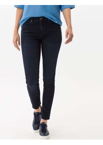 Brax Damen R&ouml;hrenjeans Style ANA USED DARK BLUE, denim dunkelblau, Gr. 34