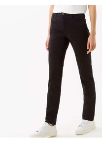 Brax Damen Five-Pocket-Hose Style CAROLA, perma schwarz, Gr. 32