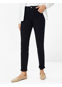 Brax Damen R&ouml;hrenjeans Style SHAKIRA CLEAN BLUE BLACK, denim dunkelblau, Gr. 34L
