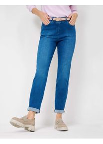 Raphaela by Brax Damen Schlupfhose Style LAVINA JOY STONED, denim blau, Gr. 36