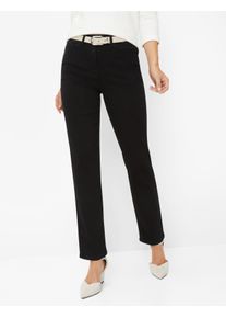 Raphaela by Brax Damen Five-Pocket-Hose Style PATTI STRAIGHT BLACK, denim schwarz, Gr. 36