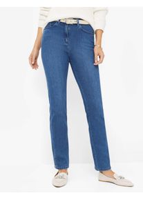 Raphaela by Brax Damen Five-Pocket-Hose Style LORA, denim blau, Gr. 46K