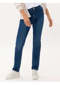 Brax Damen Five-Pocket-Hose Style CAROLA USED REGULAR BLUE, denim blau, Gr. 32
