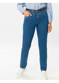 Raphaela by Brax Damen Five-Pocket-Hose Style CAREN NEW STONED, denim blau, Gr. 36K