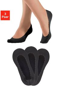 Lascana Feinfüßlinge schwarz Gr. 35-38 für Damen. Elastisch. Nachhaltig.