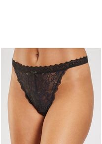Petite Fleur Gold Tanga-Ouvert schwarz Gr. 32/34 für Damen