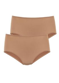 Lascana Taillenslip caramel Gr. 32/34 für Damen. Körpernah
