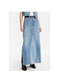 Levi's Jeansrock LEVI'S "ICONIC LONG SKIRT" Gr. 30, blau (own it) Damen Röcke im Five-Pocket Style