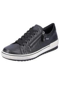 Plateausneaker Remonte Gr. 36, schwarz Damen Schuhe Freizeitschuh, Halbschuh, Schnürschuh mit Außenreißverschluss