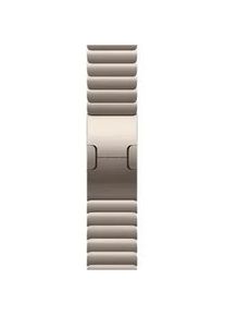 Apple Smartwatch-Armband "Gliederarmband" Uhrenarmbänder Gr. 15-20cm, beige (natur)