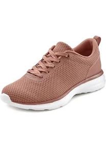 Sneaker Lascana Gr. 43, rosa (altrosa) Damen Schuhe Schnürhalbschuh, Halbschuh, Freizeitschuh ultraleicht VEGAN