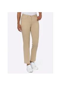 WITT Stretch-Jeans LADY Gr. 25, Kurzgrößen, beige (sand) Damen Jeans