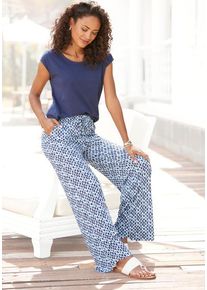Lascana Overall blau Gr. 34 für Damen. Mit Rundhals. Figurumspielend. Nachhaltig.