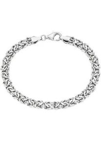 Armband Smart Jewel "Königskette, oval, Silber 925" Armbänder Gr. 21cm, Silber 925 (Sterlingsilber), silberfarben (silber)