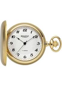 Regent Uhren Taschenuhr REGENT "P721-19443049" Taschenuhren goldfarben Damen Herrenuhr, Handaufzug, Acrylglas, Geschenkidee